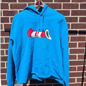 Supreme x Dr. Seuss Hoodie " Cat in the Hat Bright Royal"